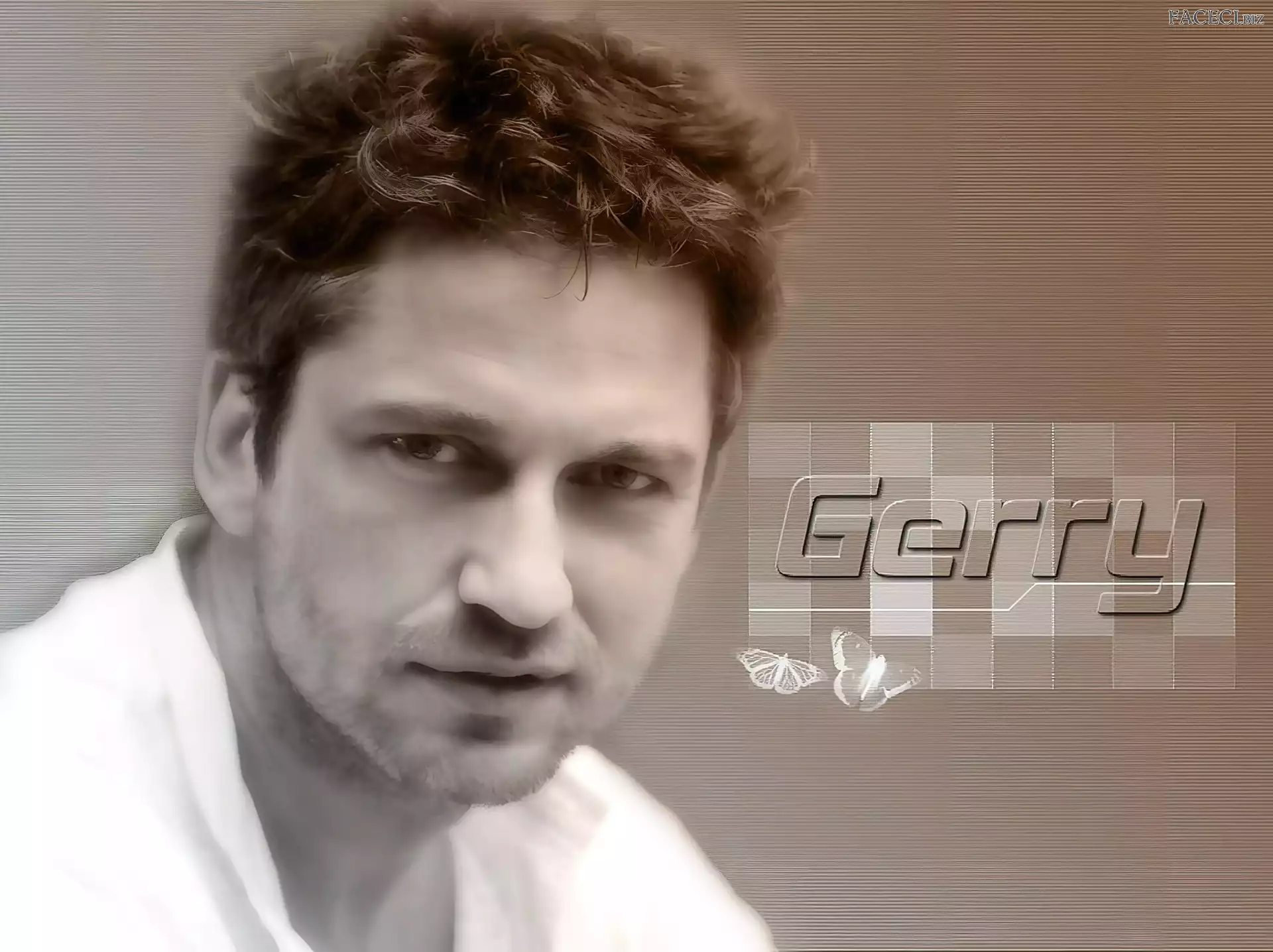 bródka, Gerard Butler, blond włosy